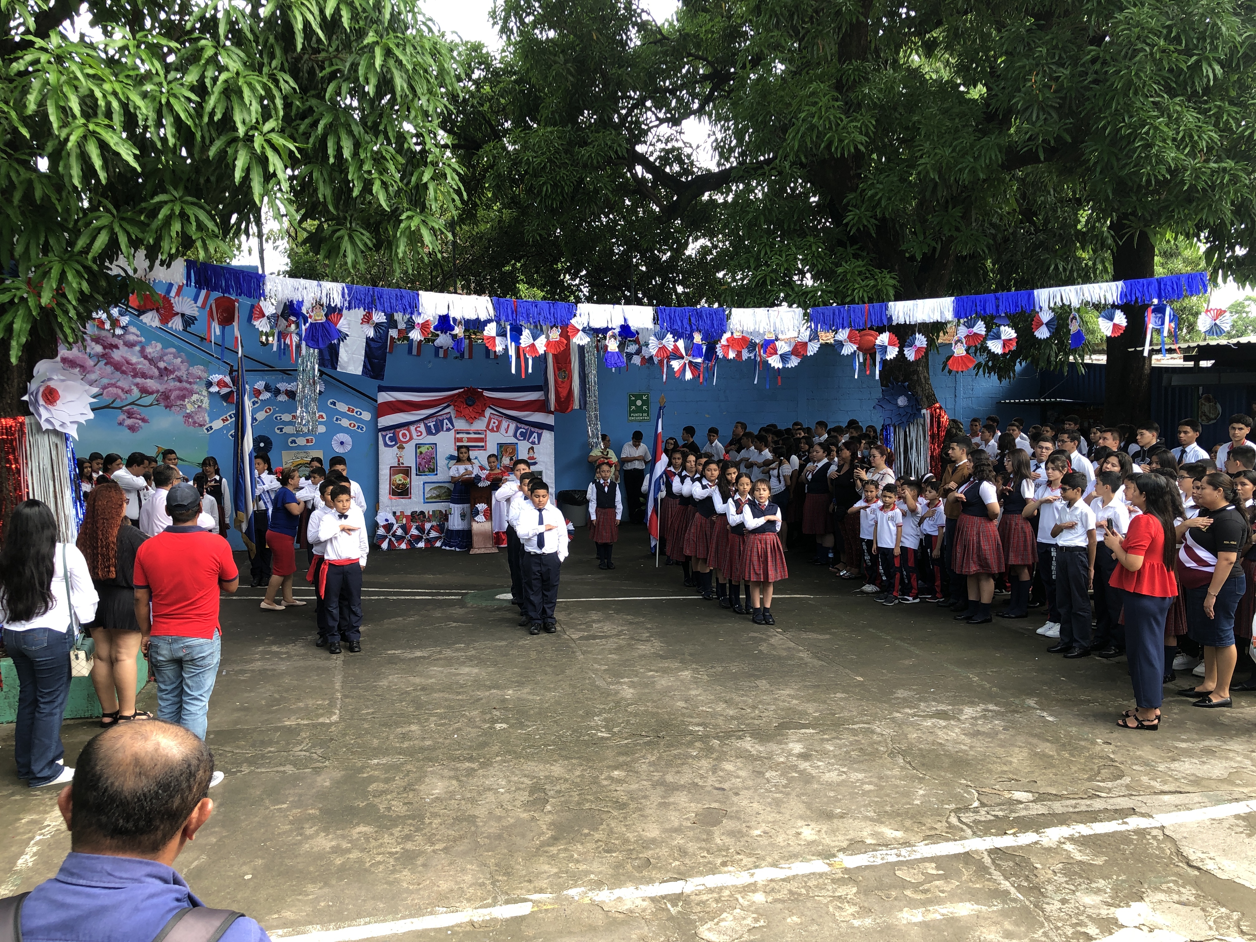 Acto cívico en honor a Centroamérica